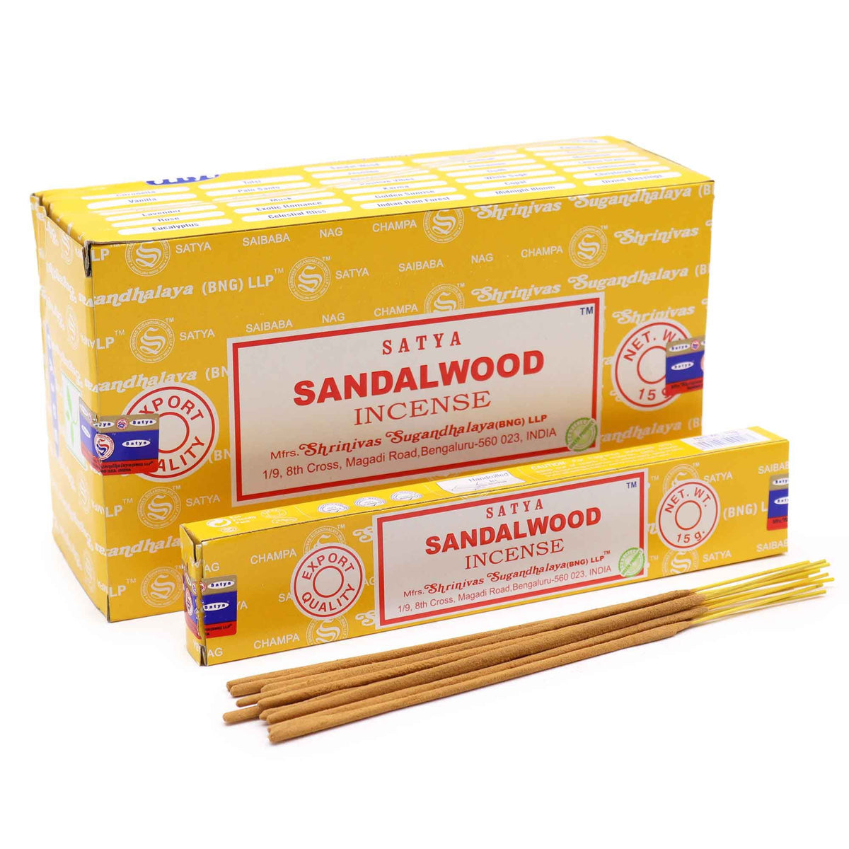 Satya Incense 15gm - Sandalwood