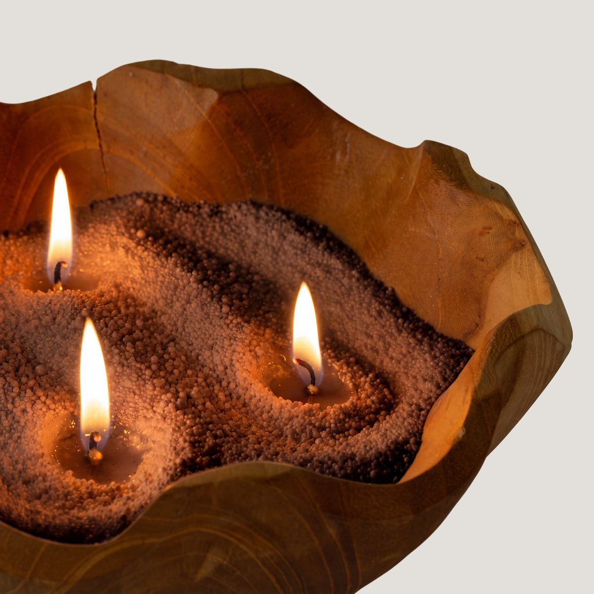 Millionaire Gold Candle Sand - Chocolate Brown - 300g