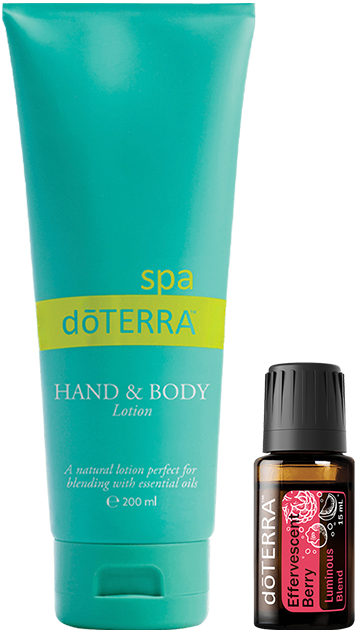 Effervescent Berry 15 ml bottle and Hand & Body Lotion 200 ml