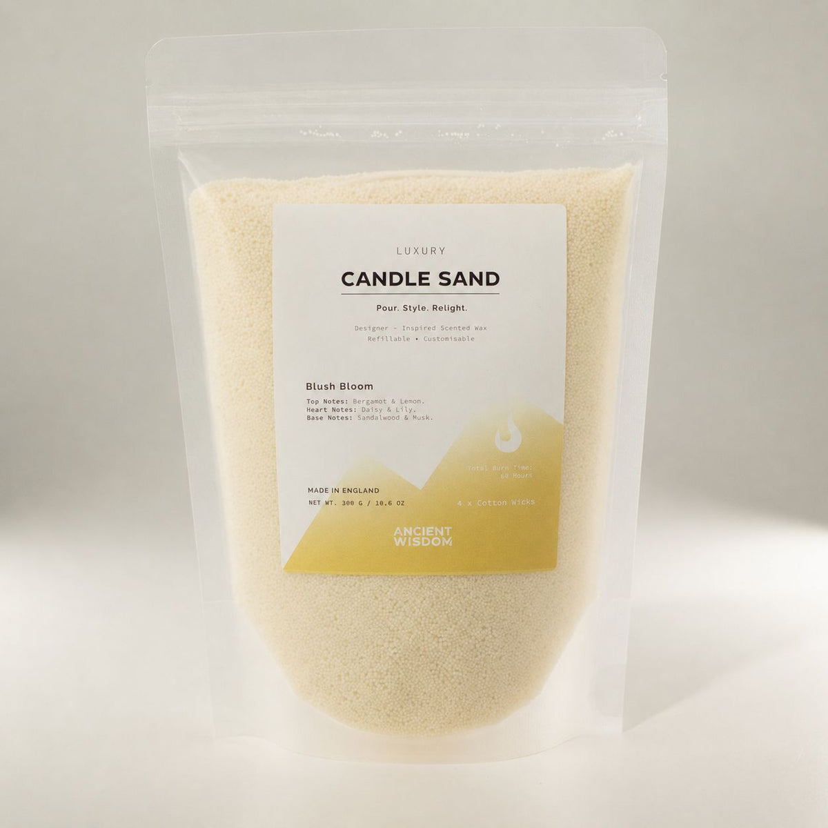 Blush Bloom Candle Sand - Warm Honey - 300g