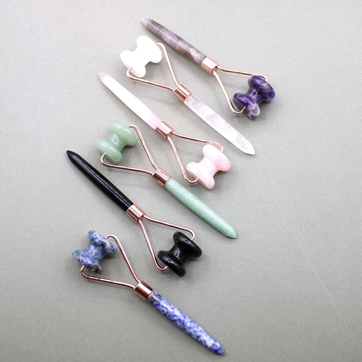 Gemstone Jawline Roller - Jade