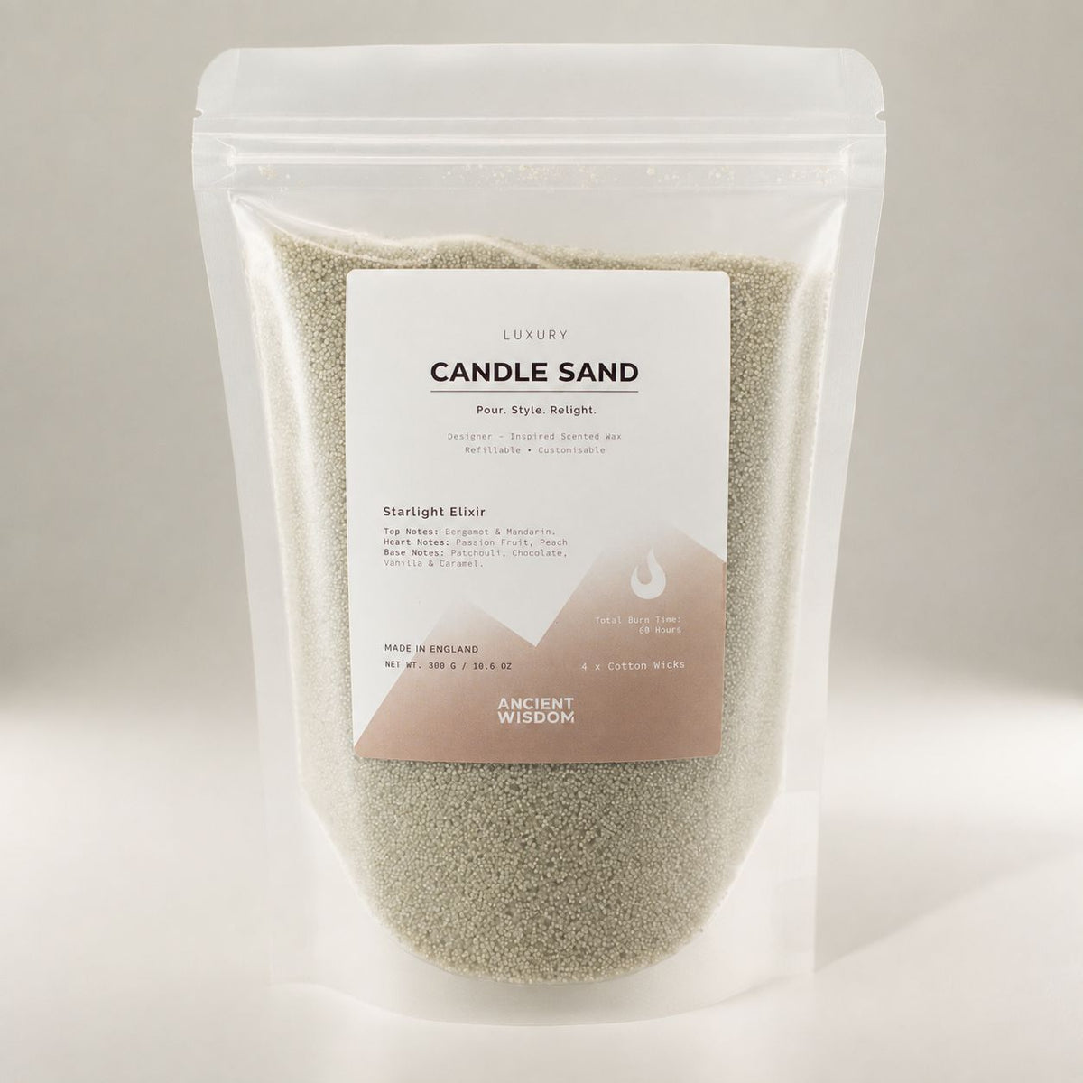 Starlight Elixir Candle Sand - White - 300g