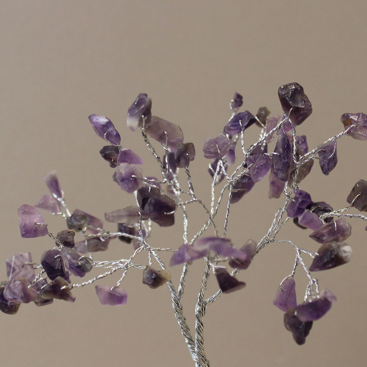 Gemstone Tree with Orgonite Base - 80 Stone - Amethyst
