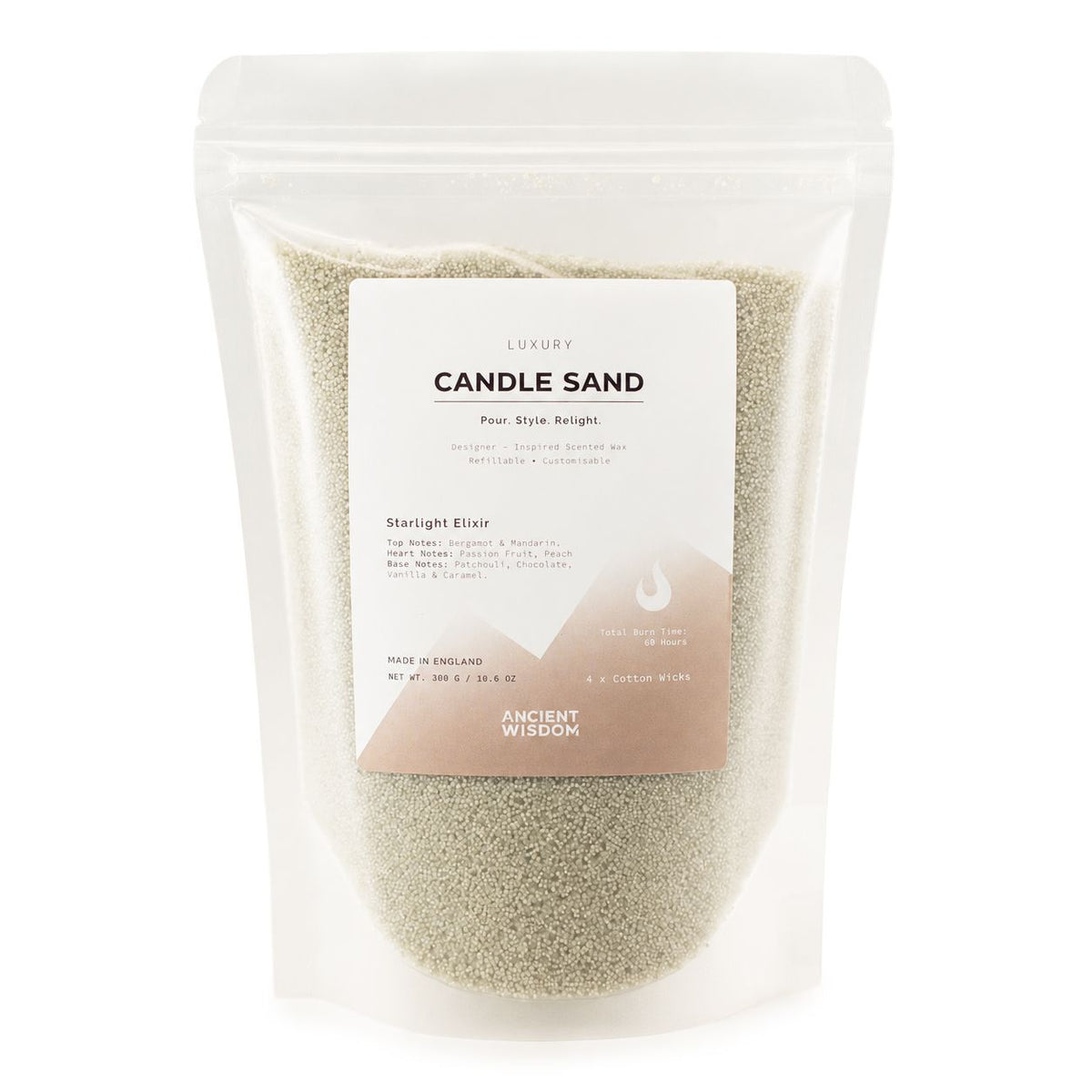 Starlight Elixir Candle Sand - White - 300g